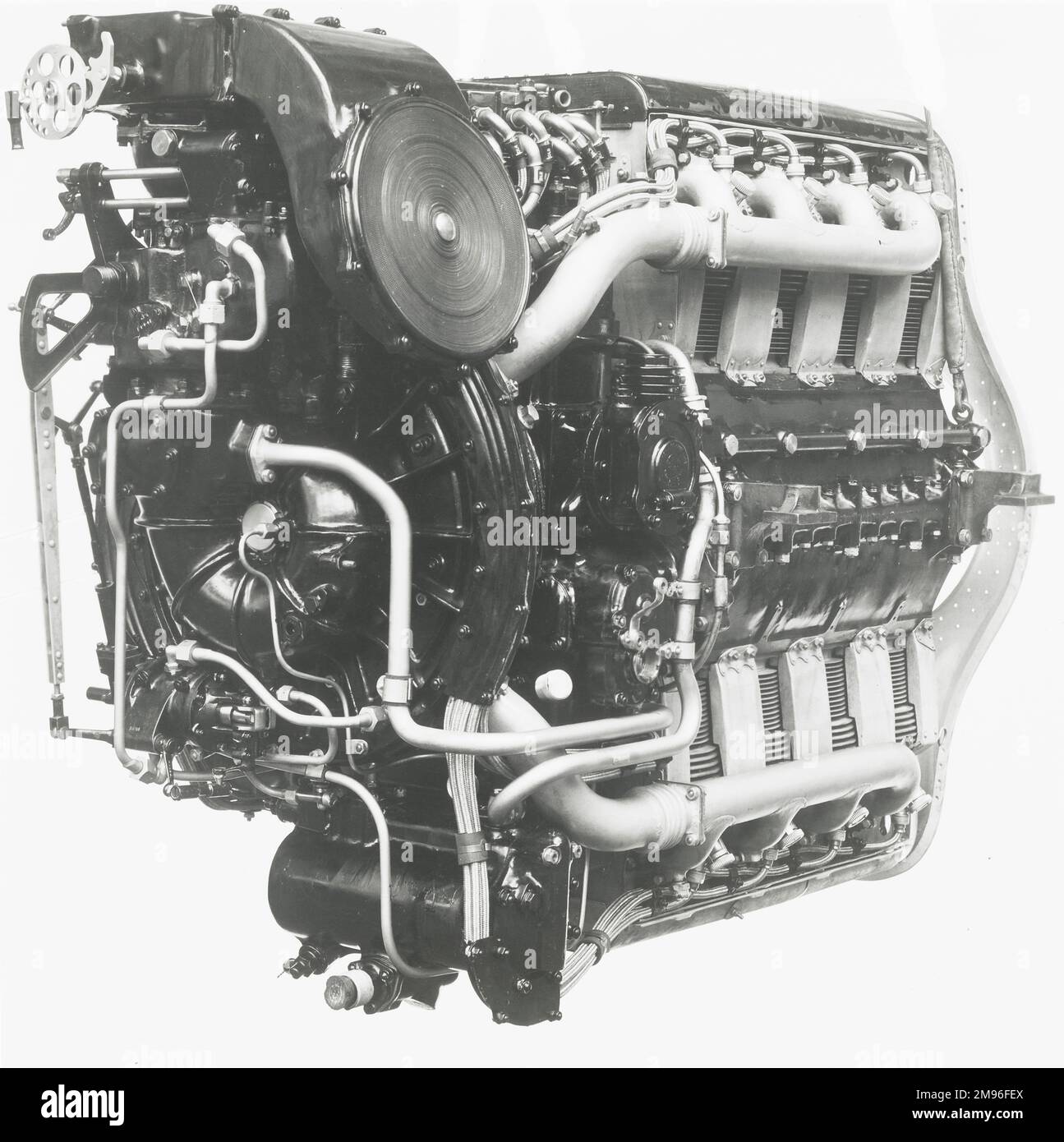 Napier Rapier, a 16 cylinder H configured engine, 350hp Stock Photo