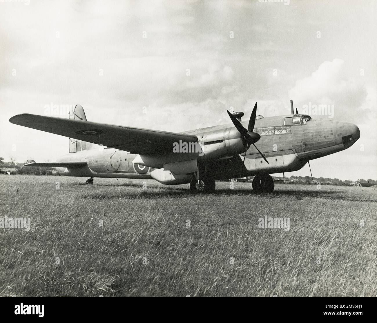 Vickers Warwick at Luton powered by twin Sabre VI engines Stock Photo