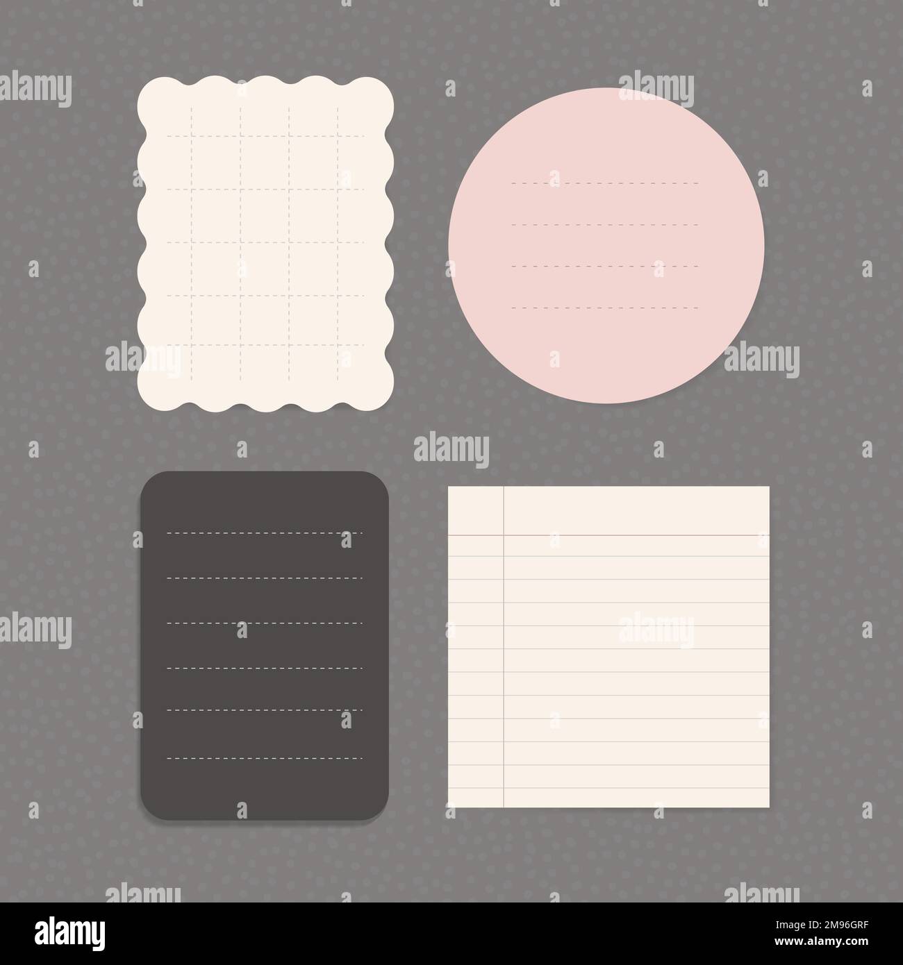 Illustrated notepaper hi-res stock photography and images - Alamy
