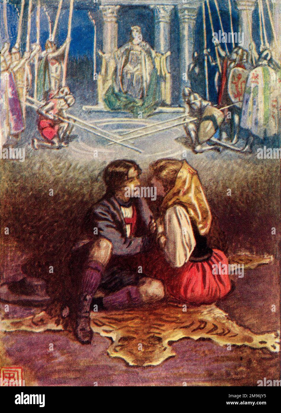 Scene from the opera, The Bohemian Girl, by Michael William Balfe Stock Photo Alamy