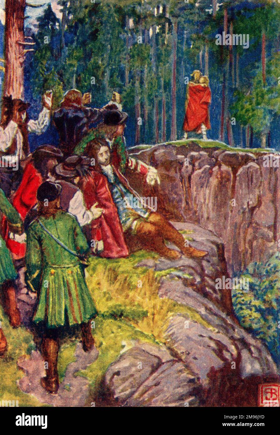 Scene from the opera, The Bohemian Girl, by Michael William Balfe Stock Photo Alamy