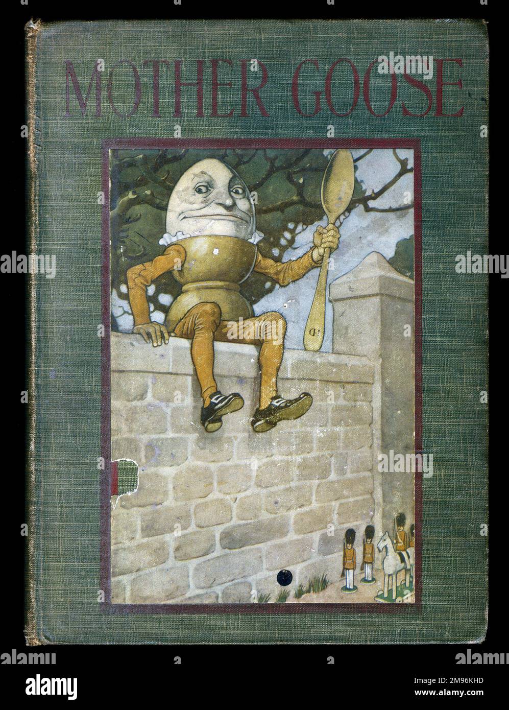 Cover Design, Mother Goose, Showing Humpty Dumpty On His Wall With A ...