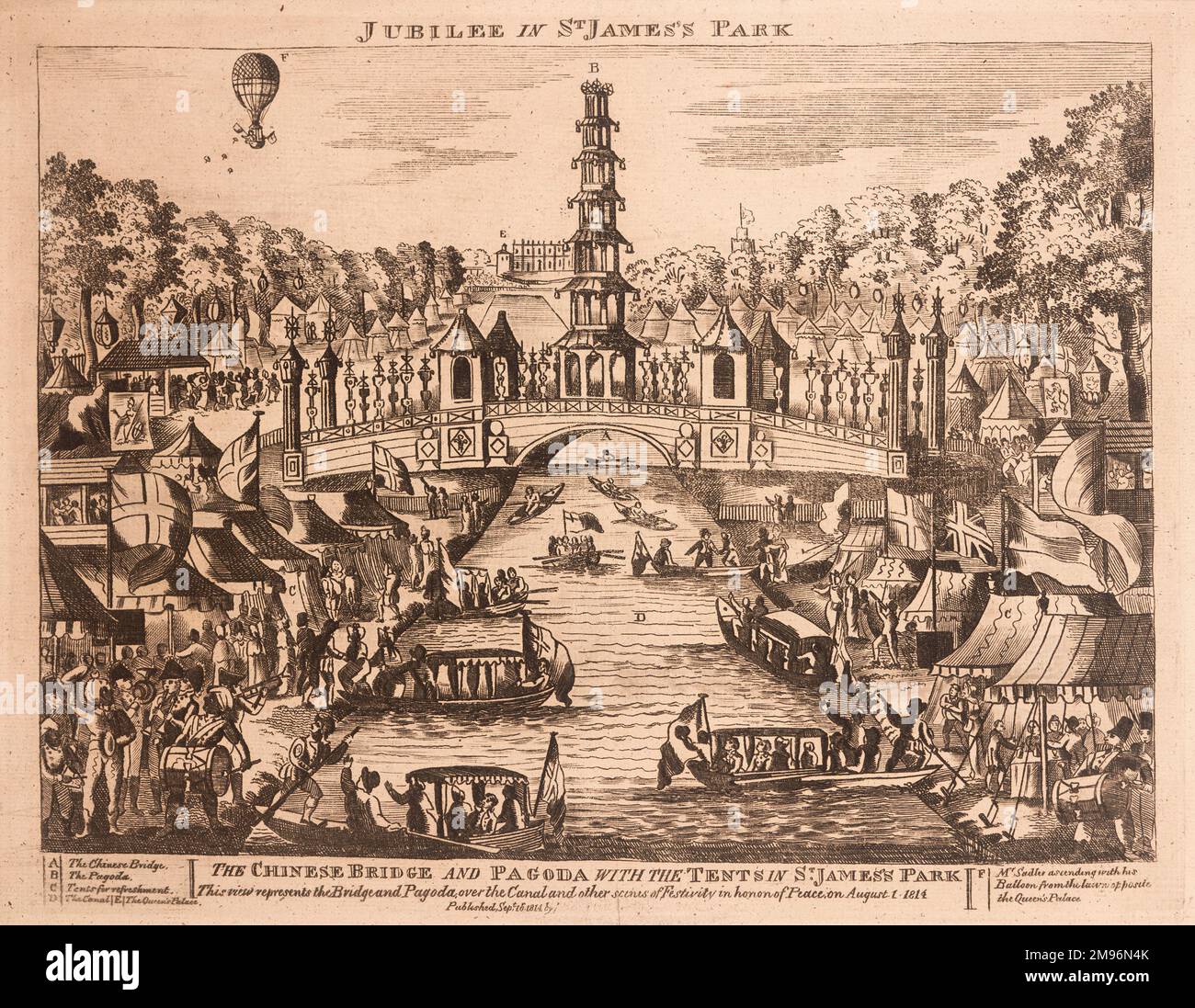 Jubilee event to celebrate peace, held in St James's Park, London