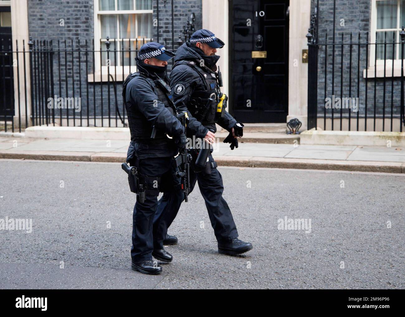 London, UK. 17th Jan, 2023. Police in Downing Street. David Carrick ...