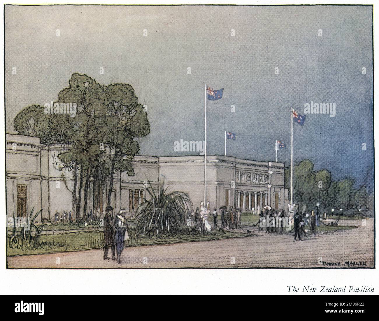 The New Zealand Pavilion, British Empire Exhibition, Wembley Stock