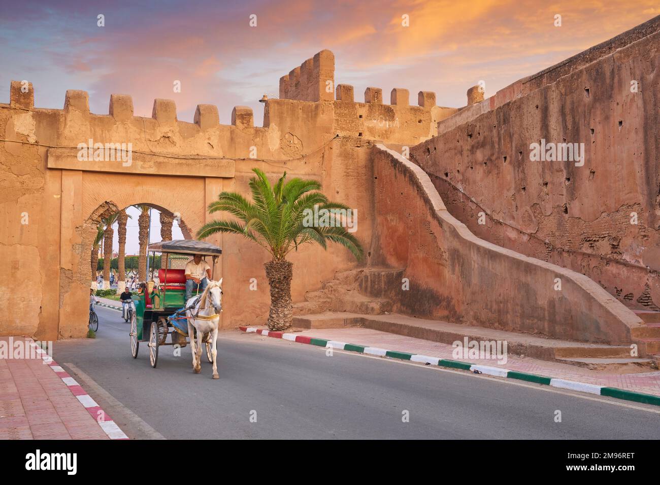 City Walls of Taroudant, Morocco, Africa Stock Photo
