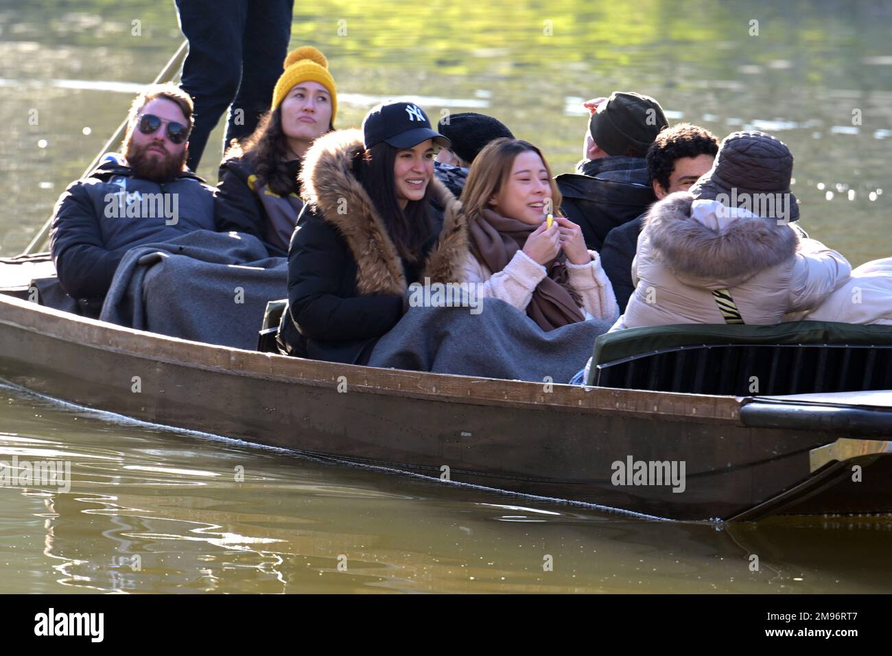 Cambridge, UK. 17th Jan, 2023. With the extremely cold snap of weather
