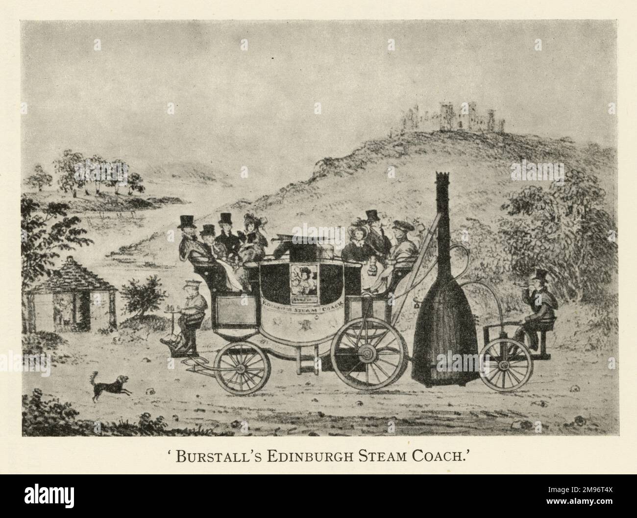 Timothy Burstall's Edinburgh Steam Coach Stock Photo Alamy