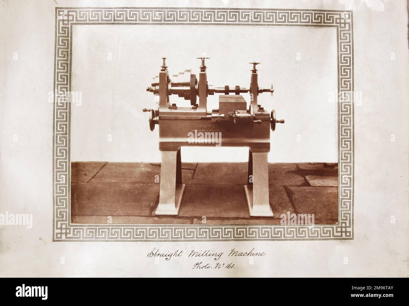Straight milling machine Stock Photo