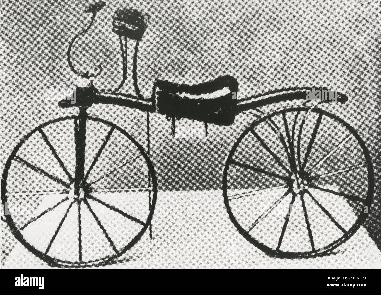 Hobby Horse cycle (without pedals), c.1820-1880 Stock Photo