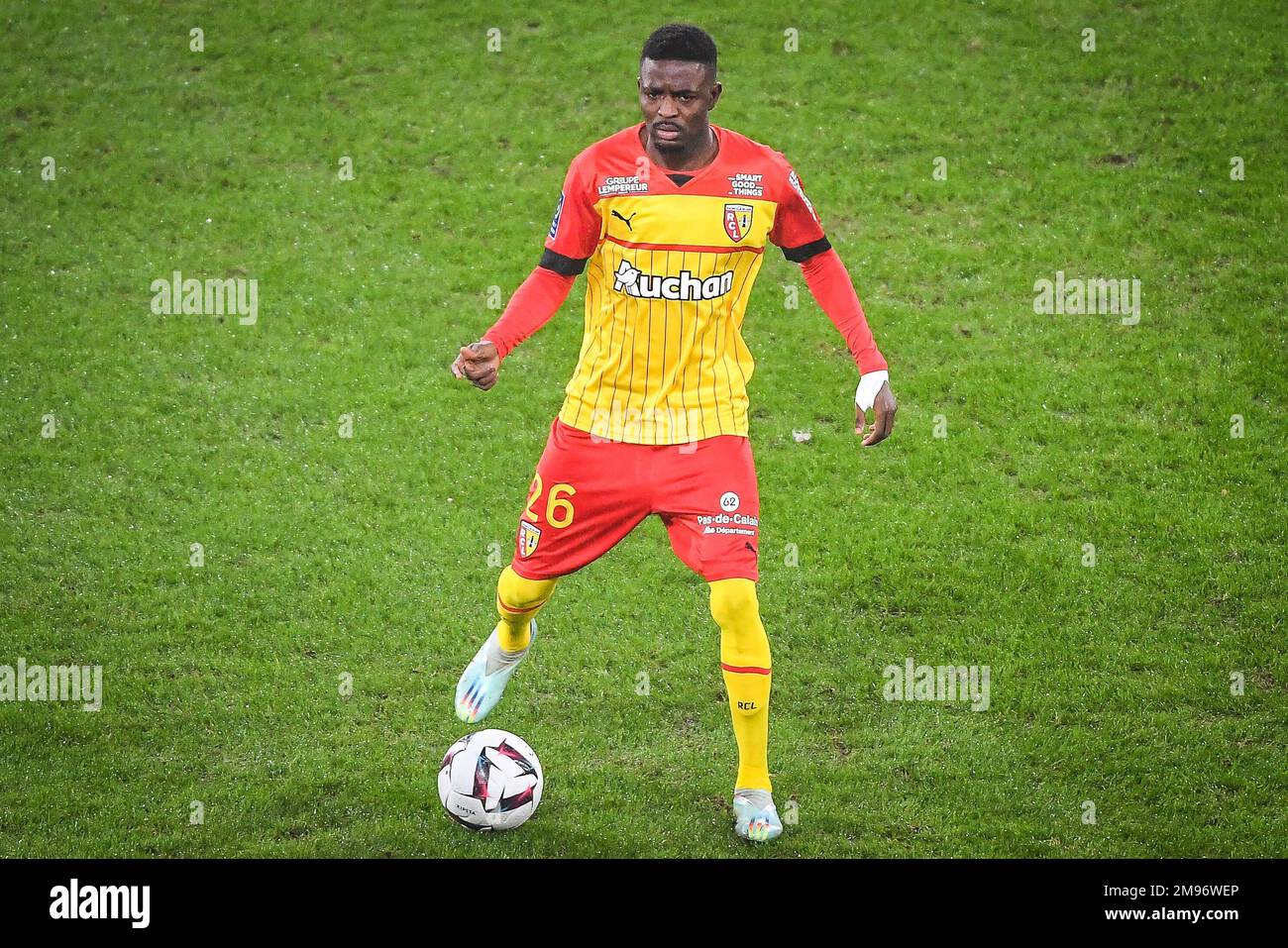 Salis ABDUL SAMED of Lens during the French championship Ligue 1 football match between RC Lens