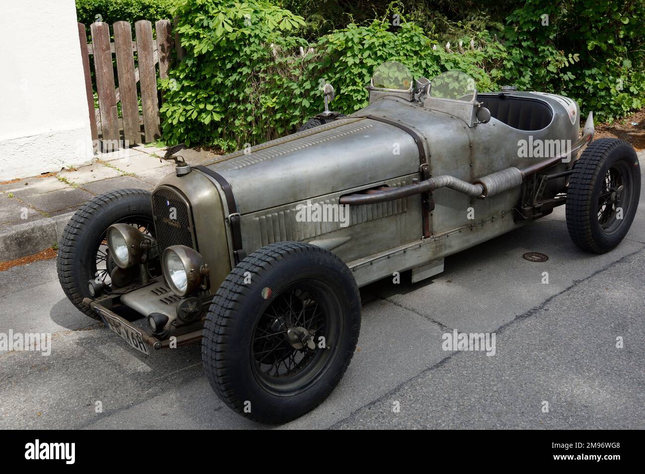 Germany, Bavaria, Herrsching, Stegen:  Vintage 'Amilcar' car - a French automobile manufactured from 1921 to 1940. Stock Photo