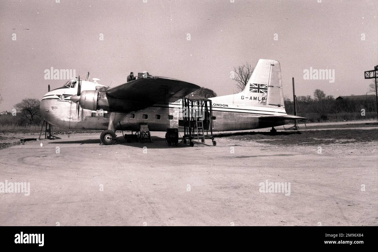 Bristol Freighter G-AMLP of Air Charter Ltd. Stock Photo