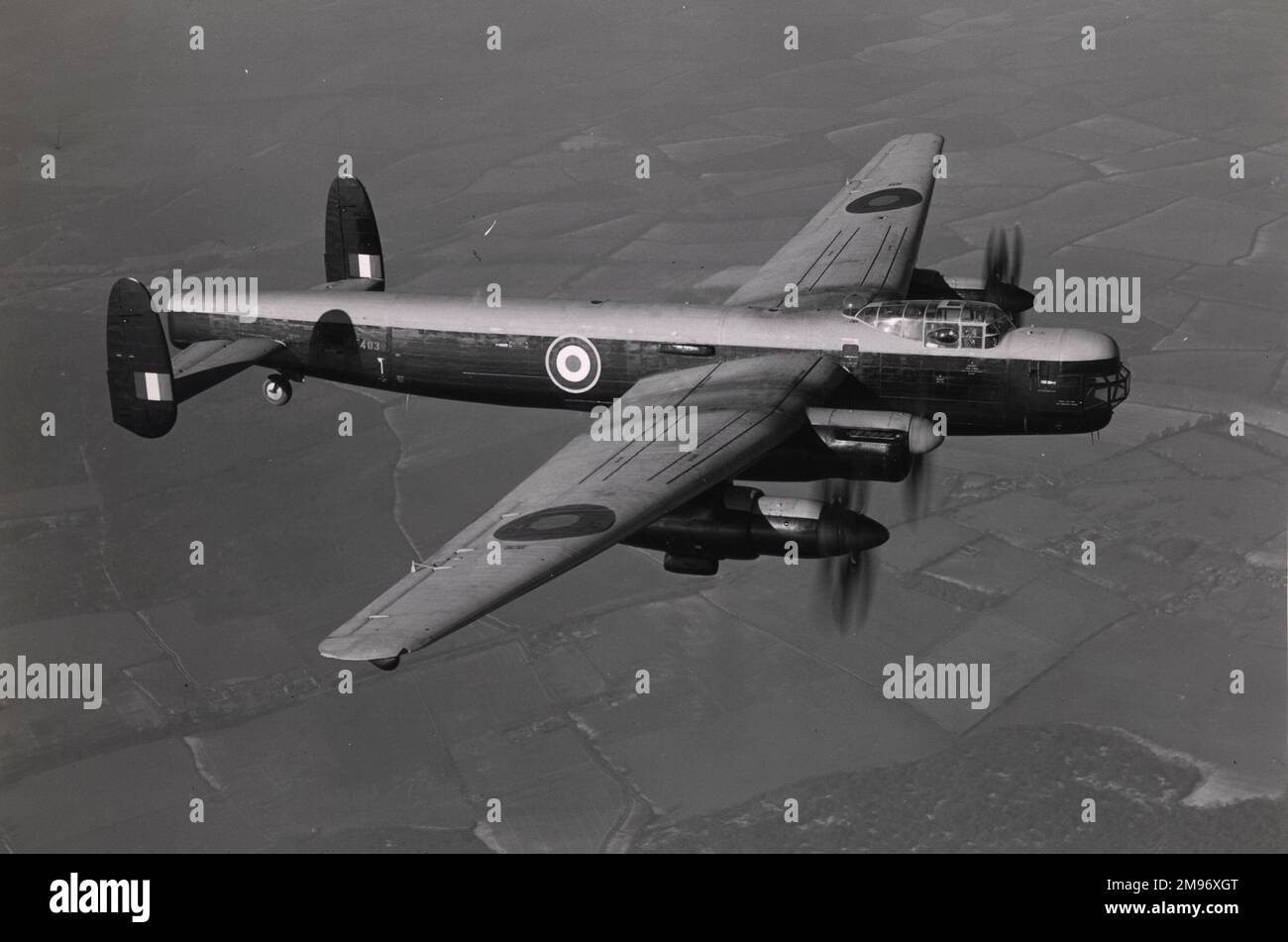 Avro Lincoln, RF403, testbed for the Armstrong Siddeley Python ...