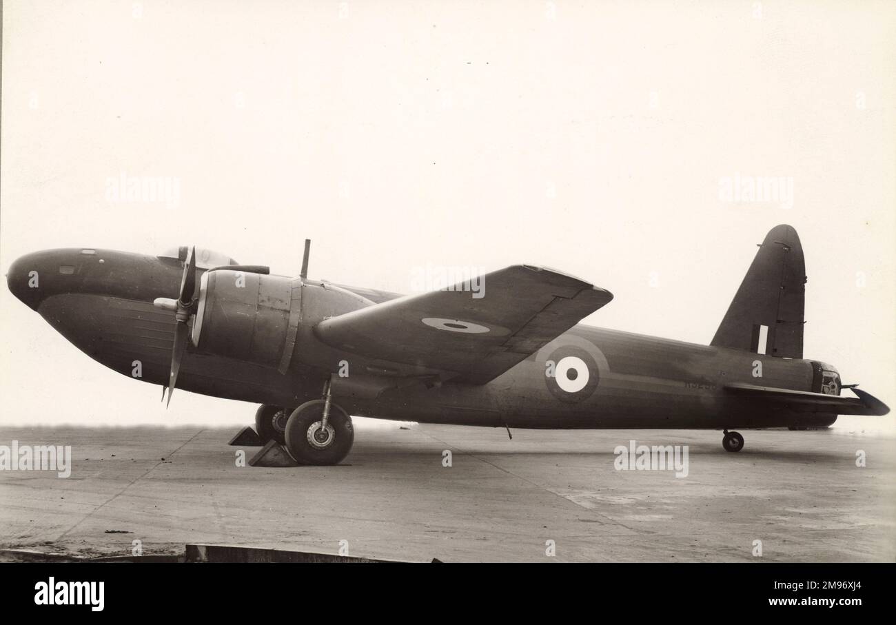 Vickers Wellington V first prototype, R3298. A pressurised high-altitude bomber. Stock Photo