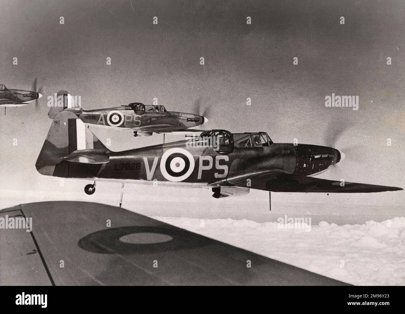 Boulton Paul Defiants in early 1940 Stock Photo Alamy