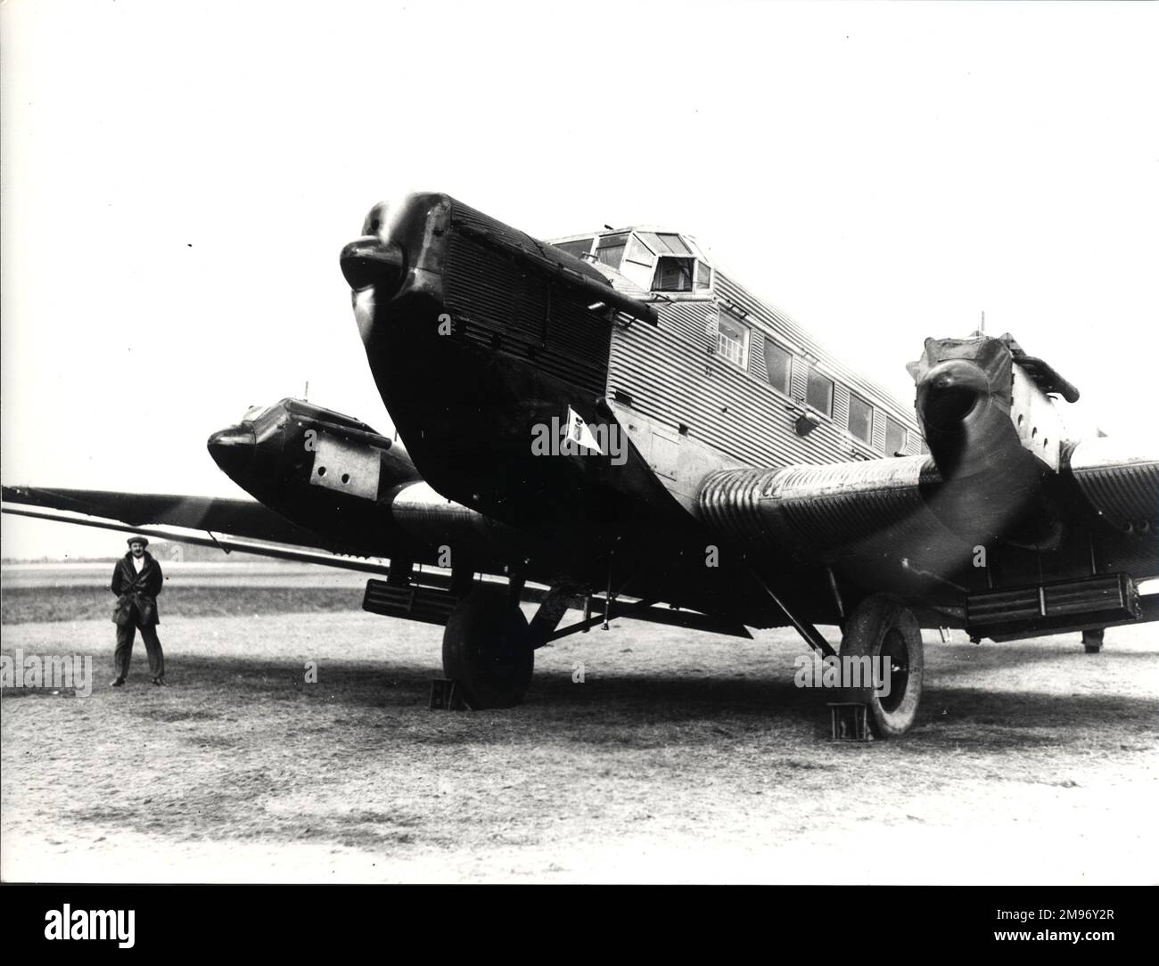Junkers Ju52/3m powered by Hispano-Suiza engines. Stock Photo