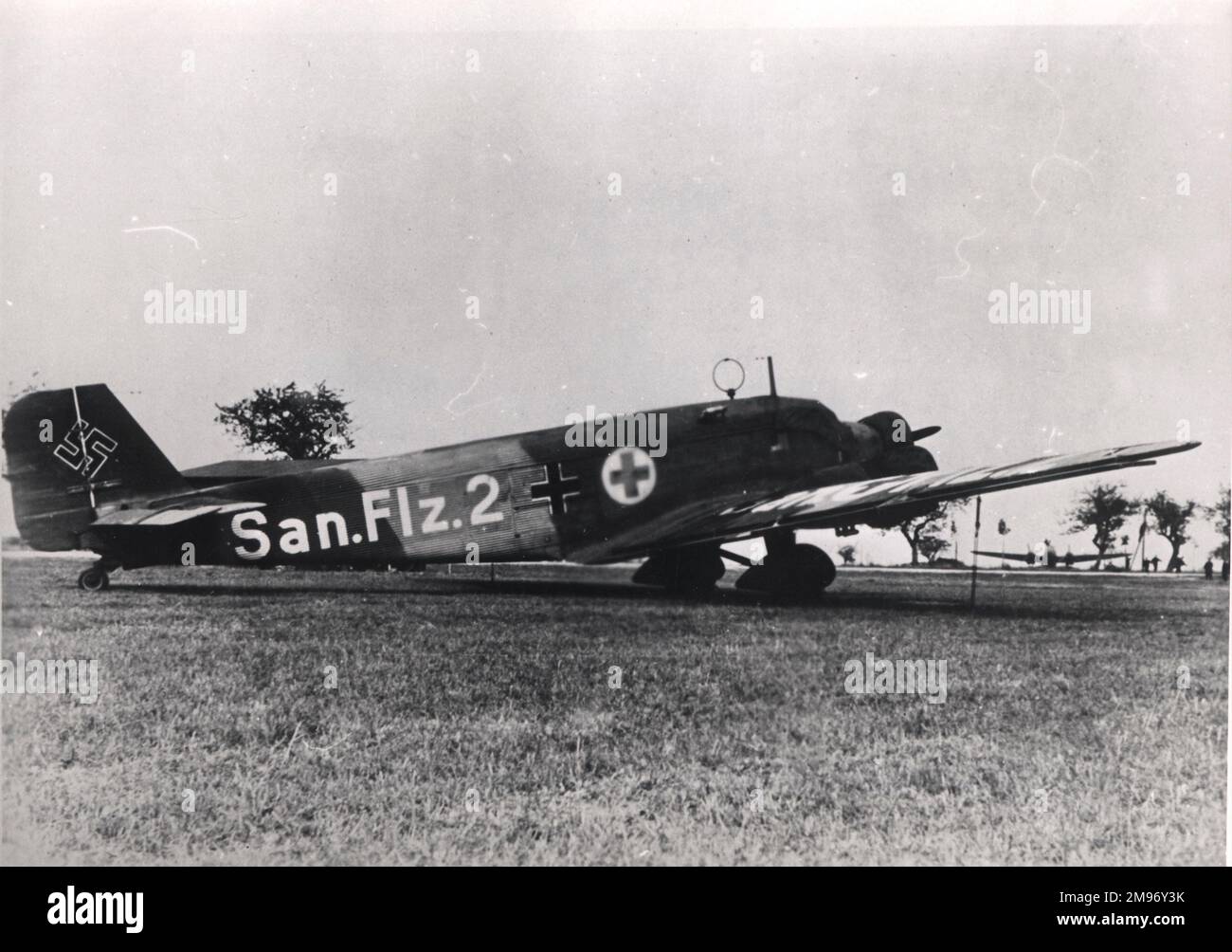 A Luftwaffe Junkers Ju52/3m. Stock Photo