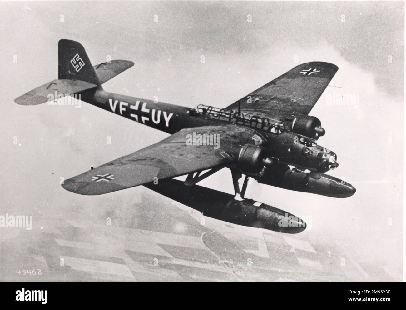 Heinkel He115 twin-engined floatplane. Stock Photo