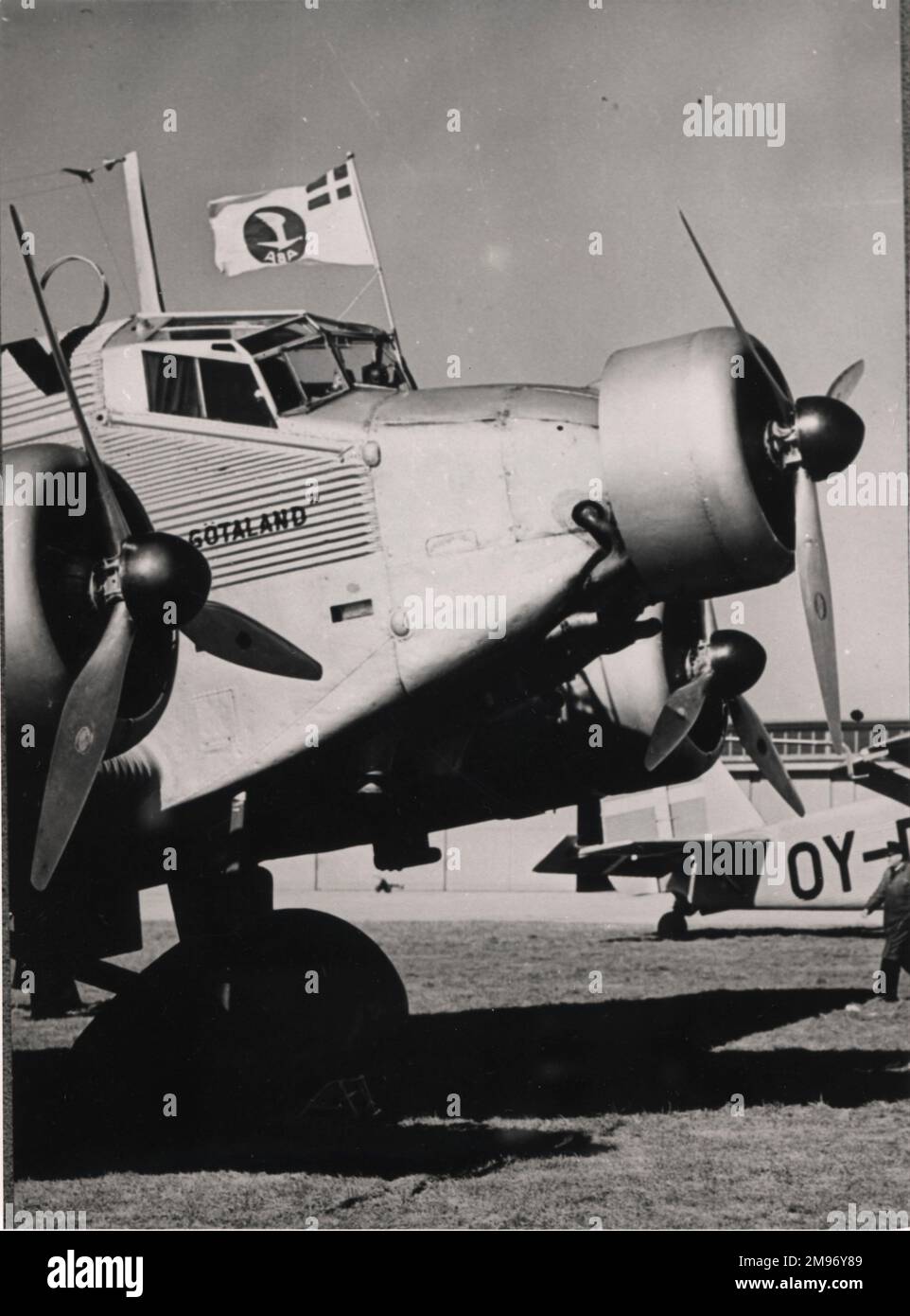 Junkers Ju52/3m. Stock Photo