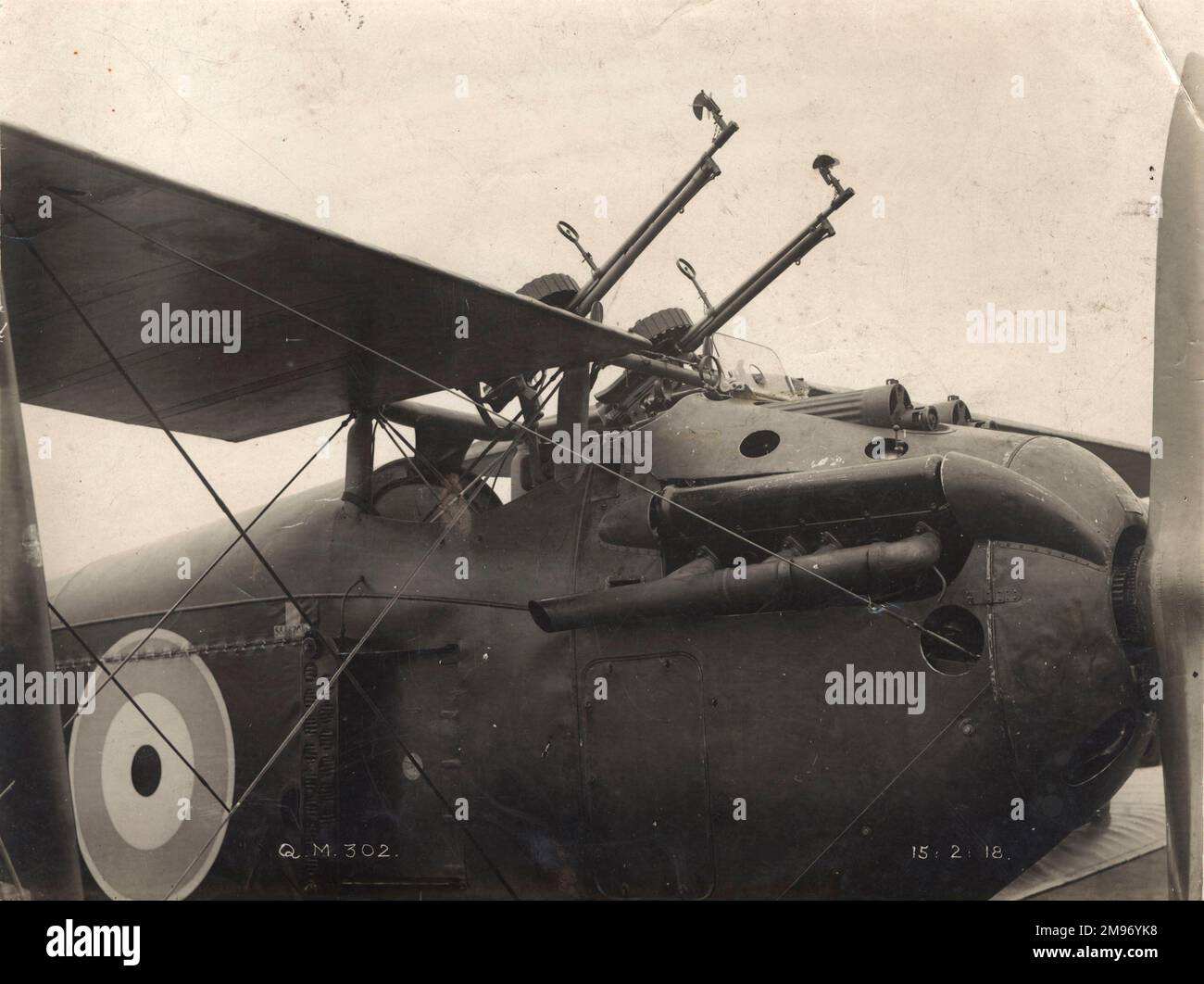 Sopwith 5F1 Dolphin. 15 February 1918. Two fixed Vickers machine guns