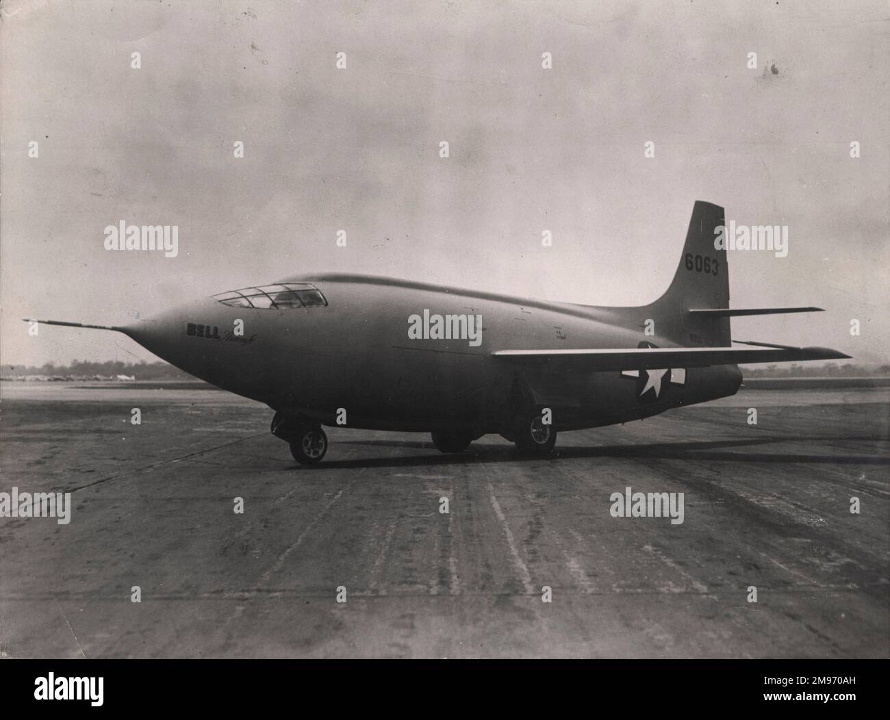 Bell X-1-2 on the ground. Stock Photo