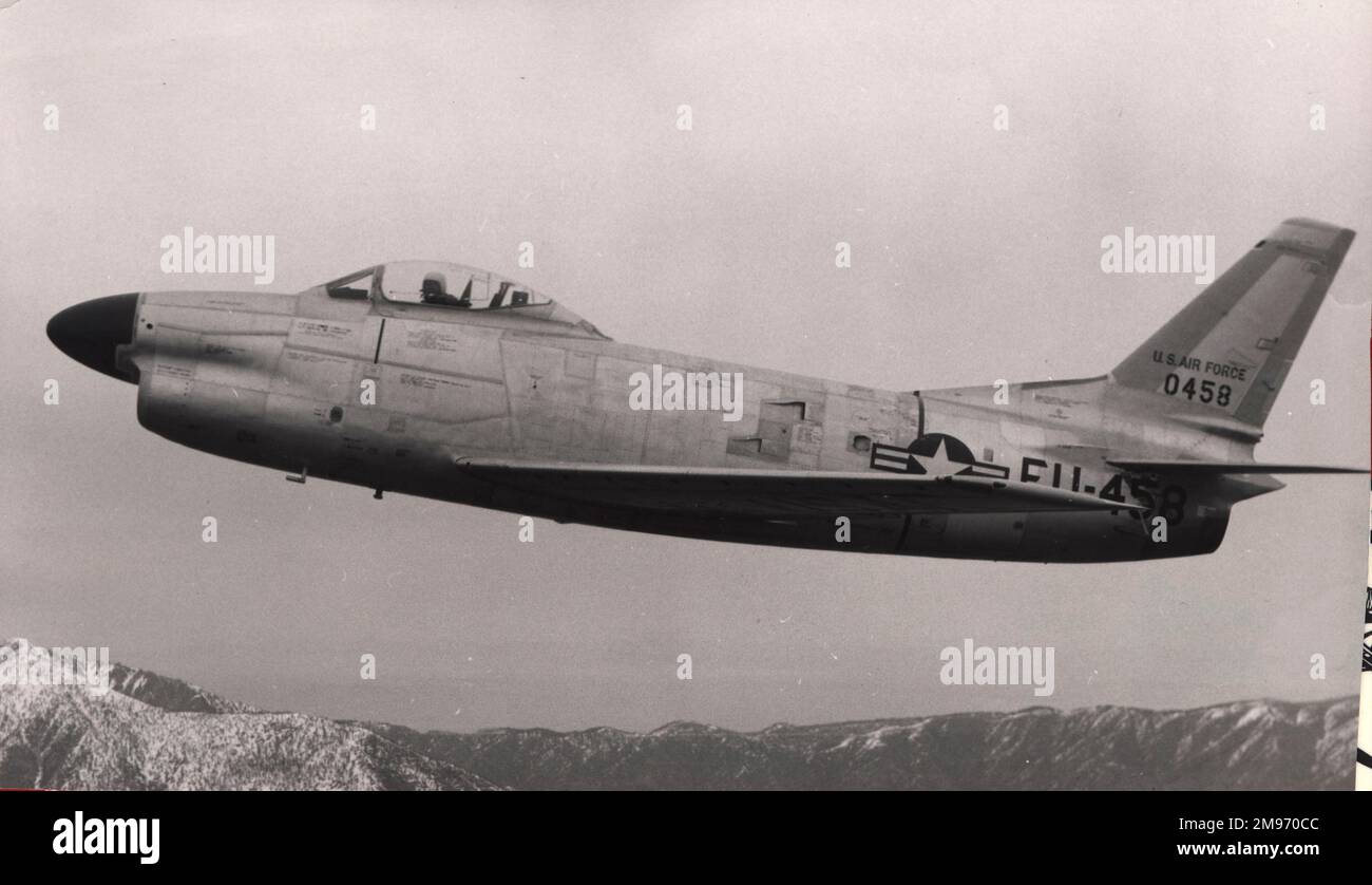North American F-86D-1-NA Sabre (50-0458), converted to EF-86D, later ...