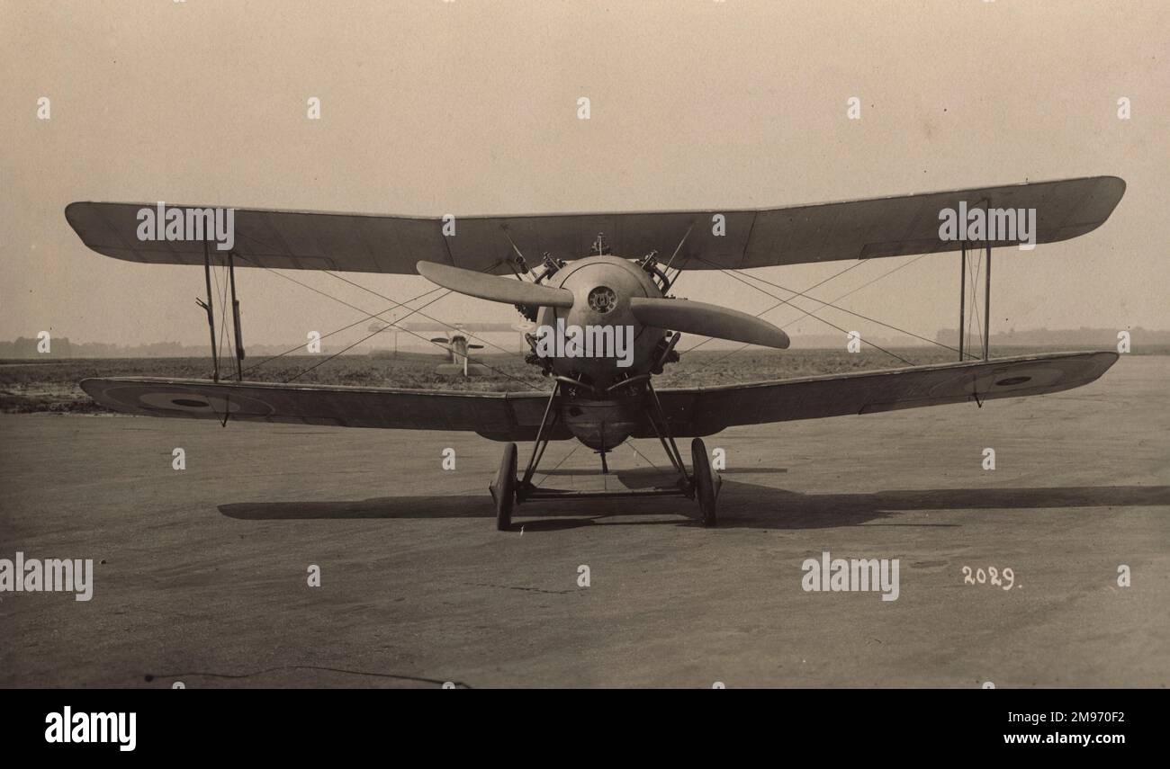 Sopwith Snapper with the much-revised engine installation. Stock Photo