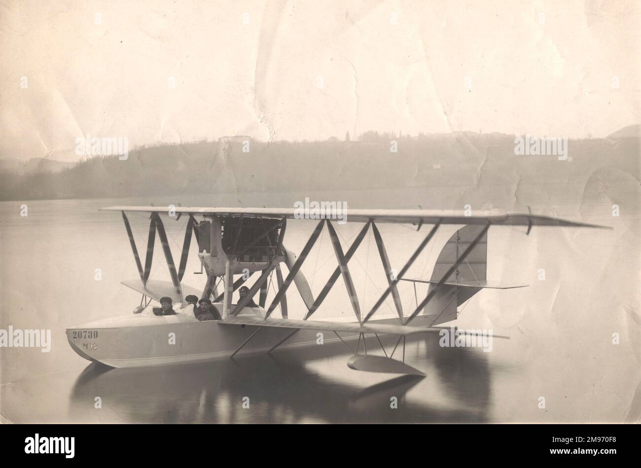 Macchi M18 flying boat Stock Photo Alamy
