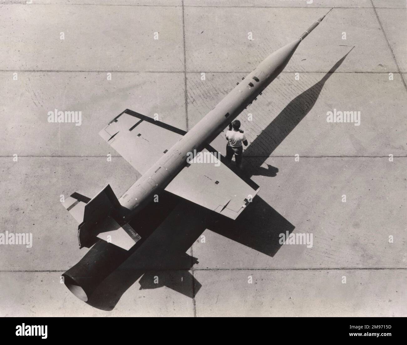 Lockheed X-7 test missile. Stock Photo