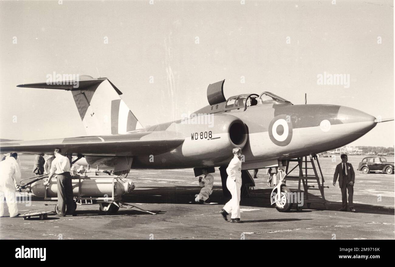 The second Gloster GA5, WD808. Stock Photo