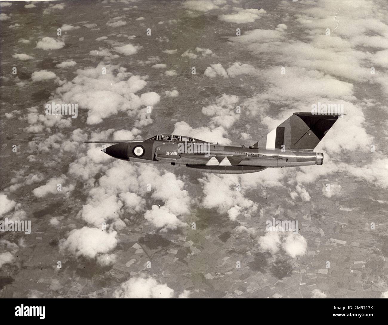 XH965 started out as a Gloster Javelin F(AW)7 but was converted to a F(AW)9. Stock Photo