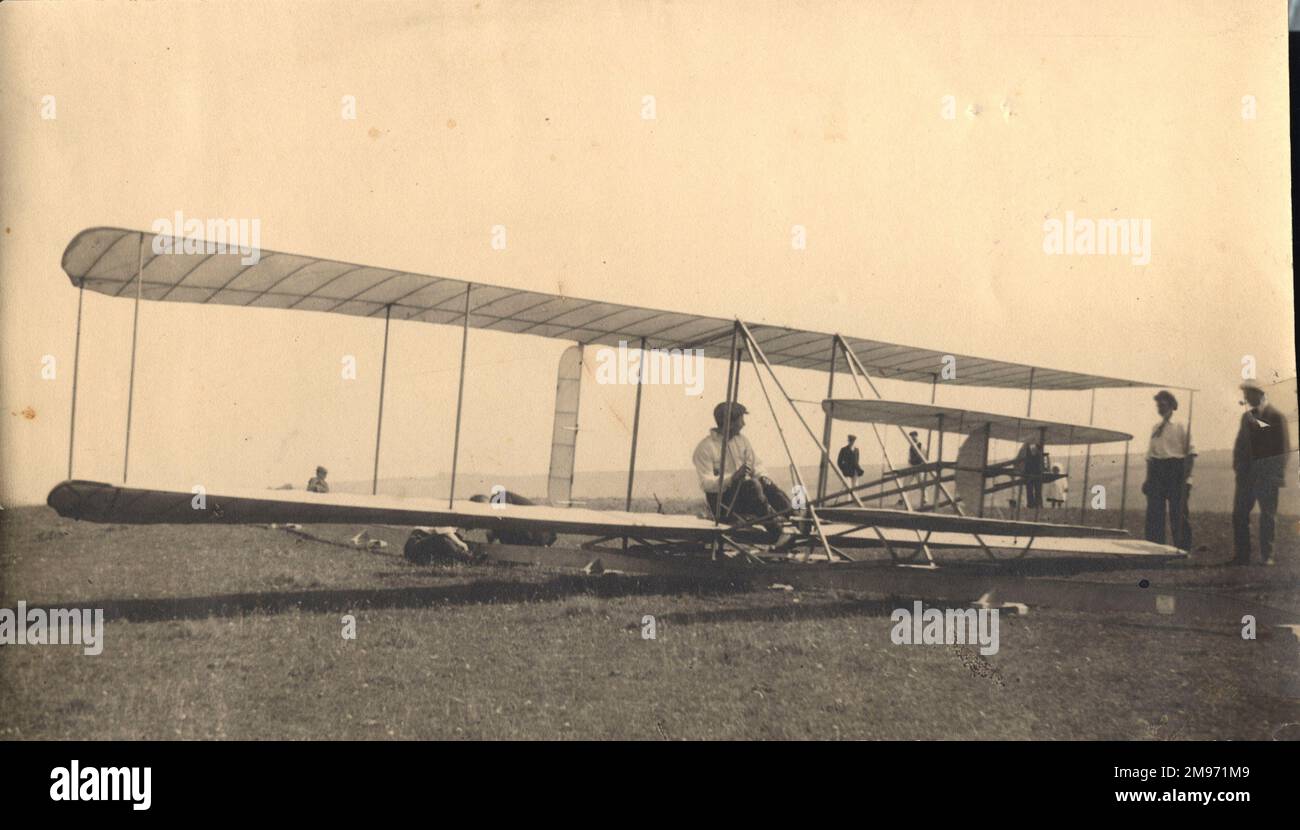 A Wright type glider. Stock Photo