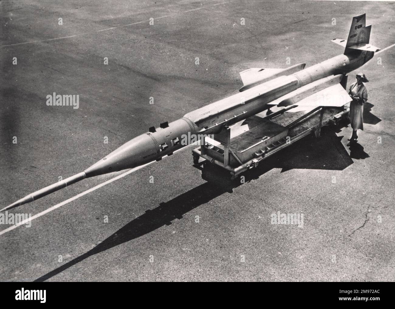 Lockheed X-7 supersonic guided target missile. Stock Photo