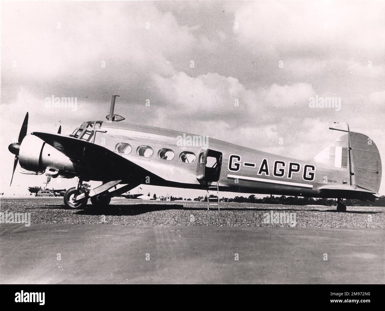 Avro Anson 19 Series 2, G-AGPG. Stock Photo