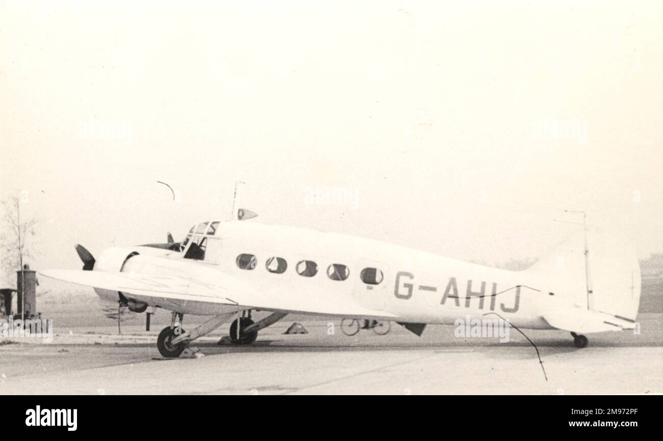 Avro Anson 19, G-AHIJ. Stock Photo