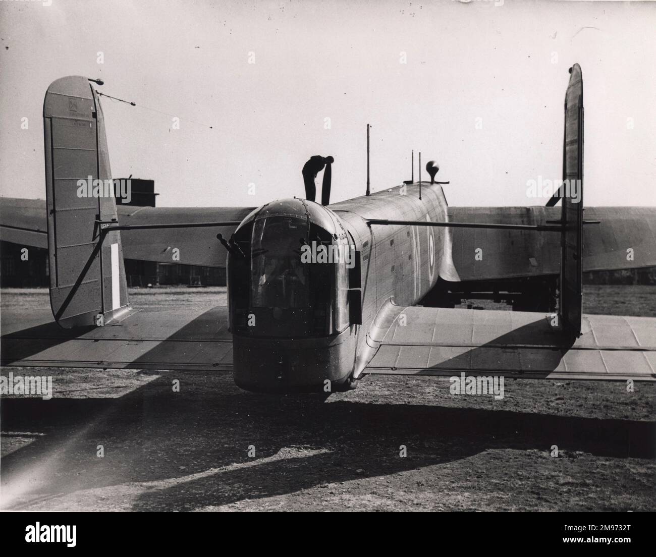 Armstrong Whitworth Whitley V close in from the rear Stock Photo Alamy
