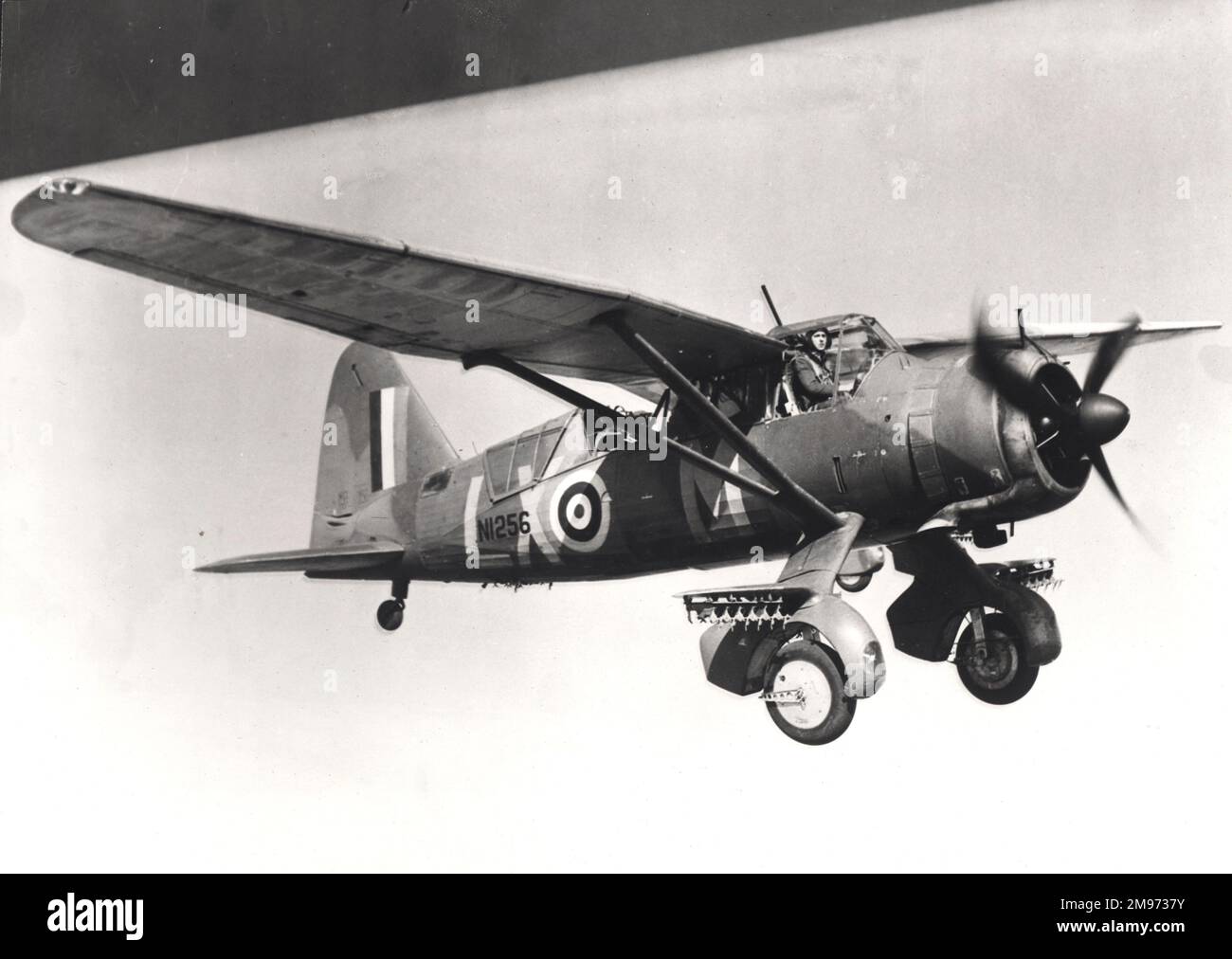 Westland Lysander II, N1256, of 225 Squadron RAF in 1940. Stock Photo