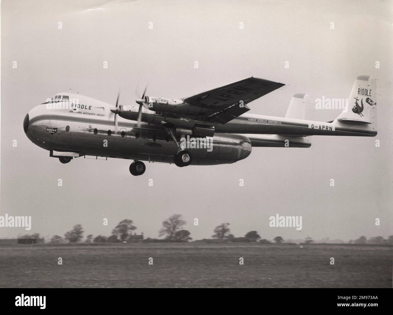 Armstrong Whitworth AW650 Argosy Series 100, GAPRN, in the markings of