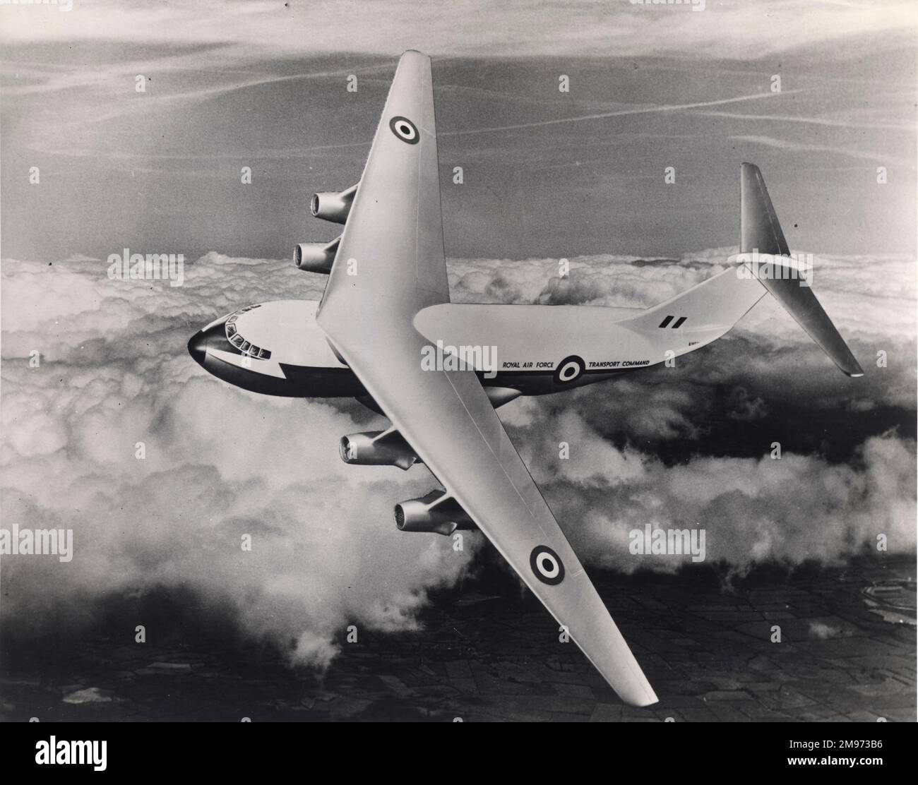 Armstrong Whitworth AW681 STOL military transport project. Stock Photo