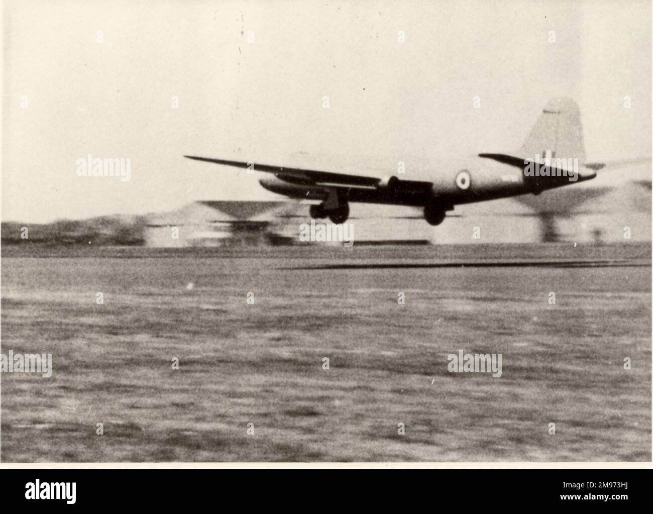 The maiden flight of the first English Electric Canberra, VN799, on 13