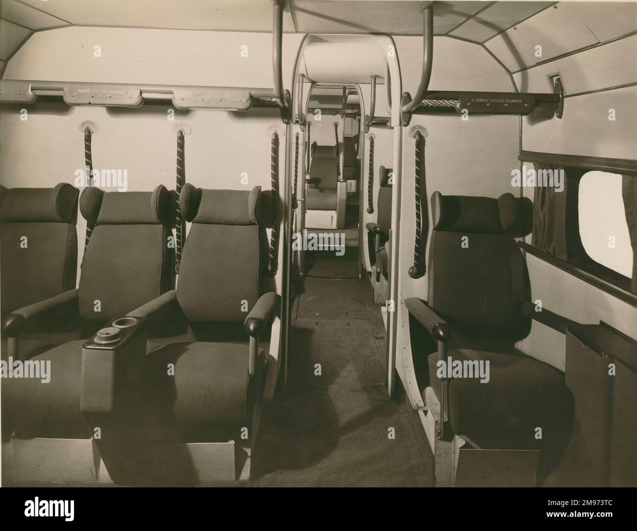 Lower deck cabin of a Short Sandringham Stock Photo Alamy