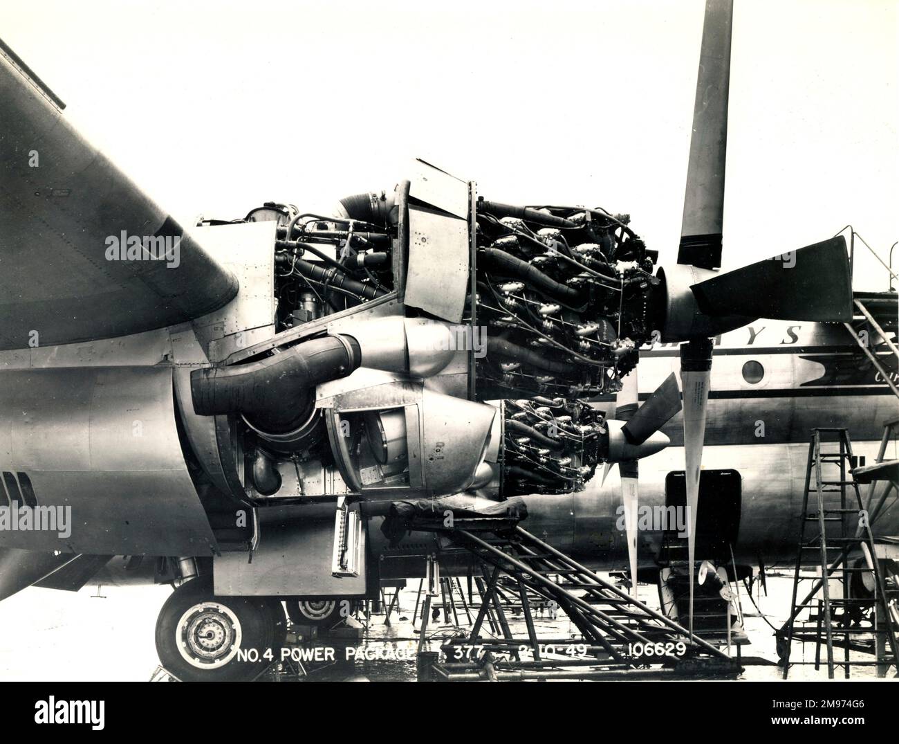 Pratt Whitney R-4360 Wasp Major Stock Photo - Alamy
