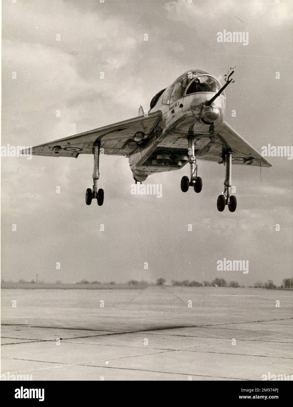 Short SC1 in the hover at RAE Bedford. Stock Photo