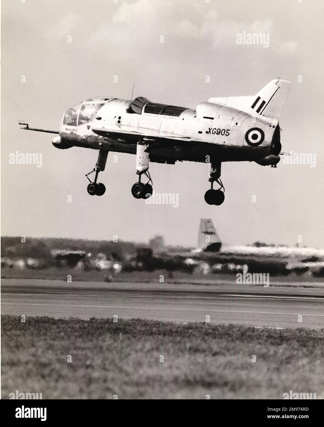 Short SC1, XG905, in the hover. Stock Photo