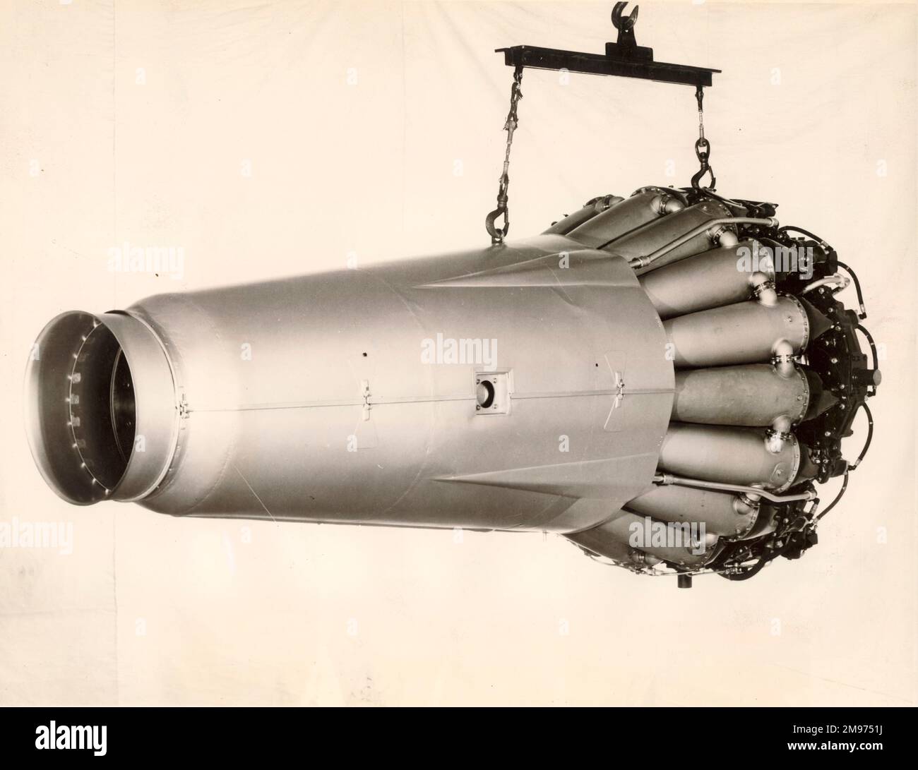 de Havilland Goblin turbojet. Stock Photo