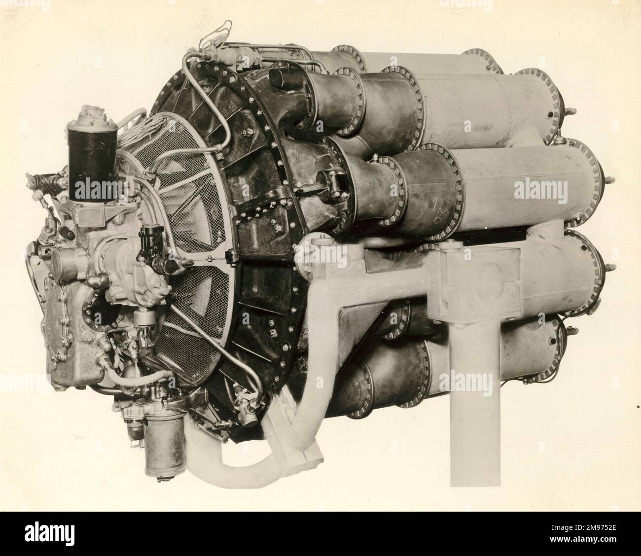 Rolls-Royce Welland turbojet. Stock Photo