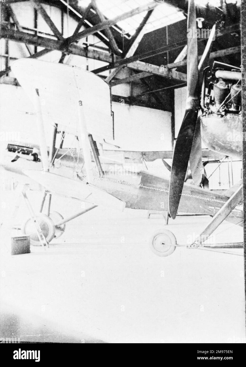 Prototype Royal Aircraft Factory SE5 at Farnborough. Stock Photo