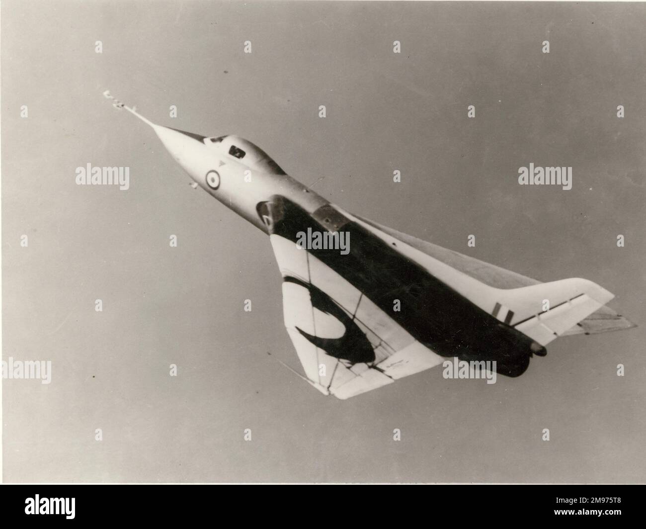 Avro 707A, WD280, with modified wing shape. Stock Photo