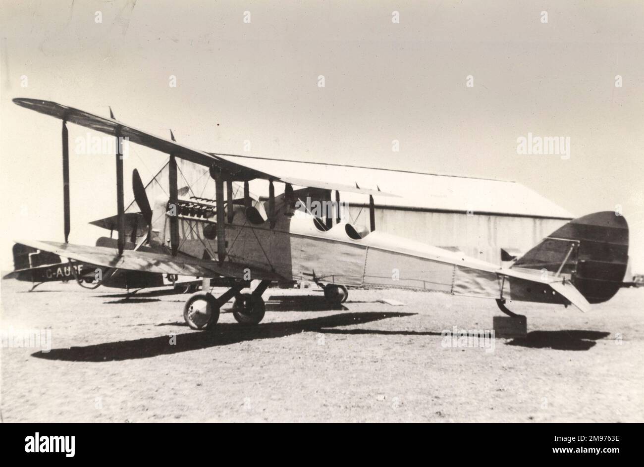 A de Havilland DH4 introduced by QANTAS early in 1923. Stock Photo
